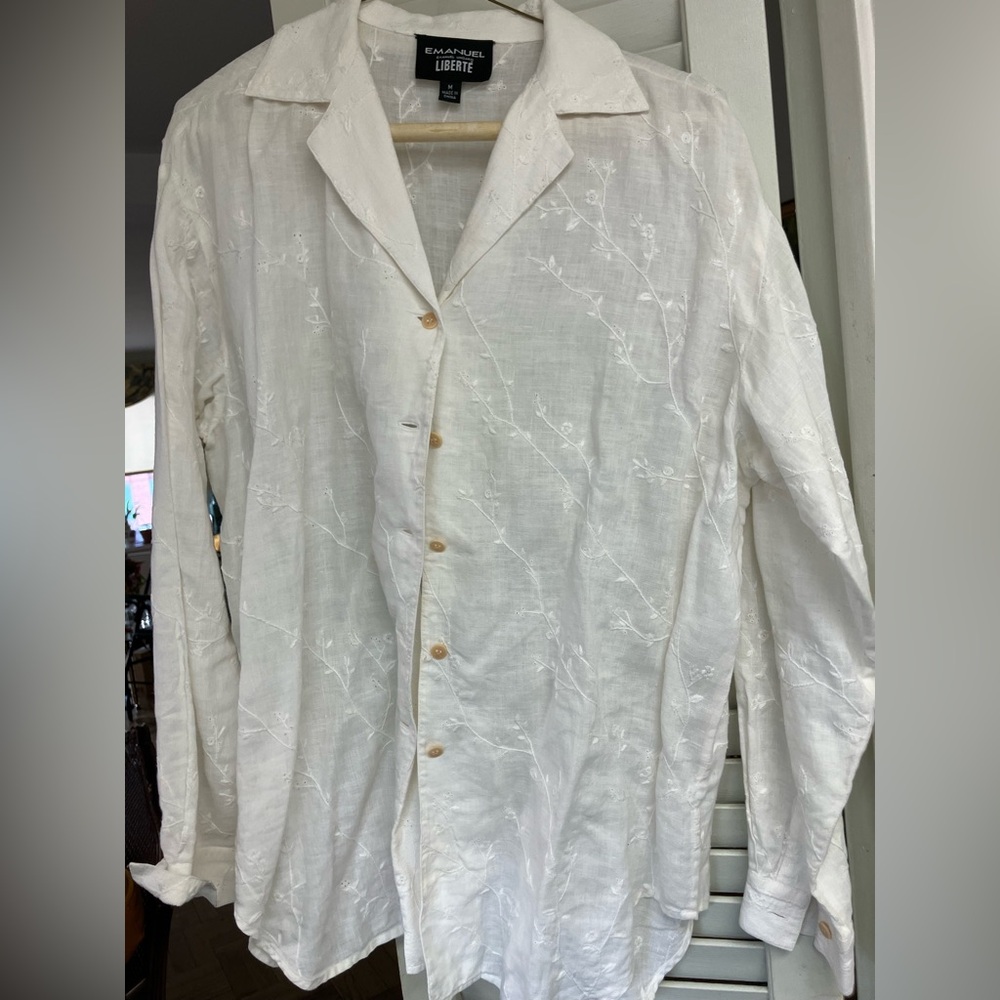 Emanuel Ungaro White Floral shirt
